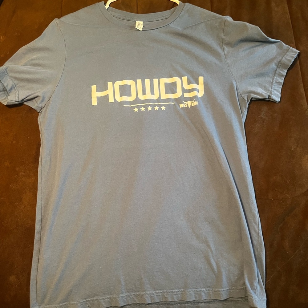 Western T brand Blue Women’s T-Shirt Size Large